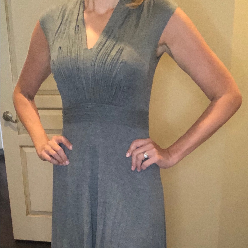 Gray Assymetrical Comfy Dress